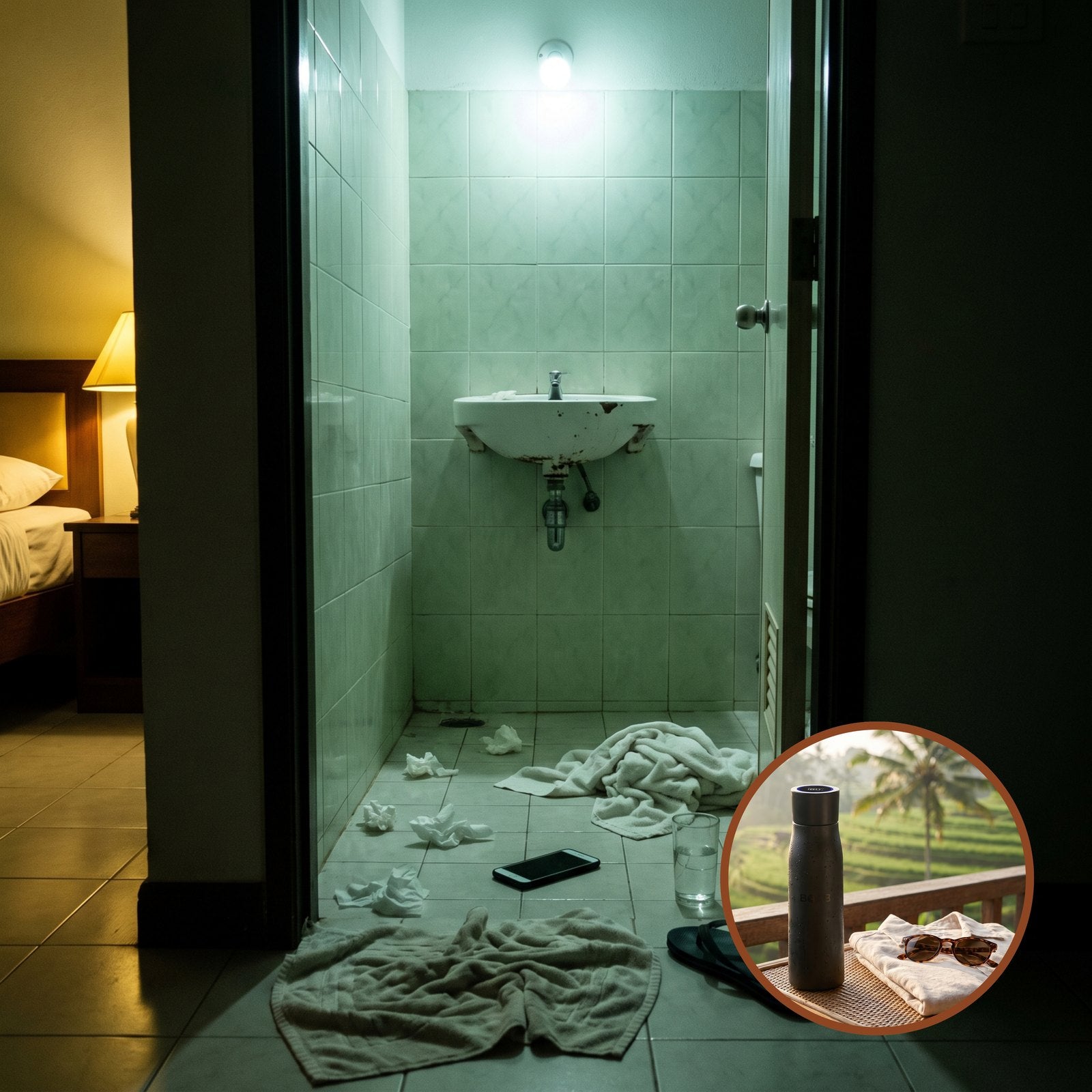 Roughly half of travellers get sick overseas.